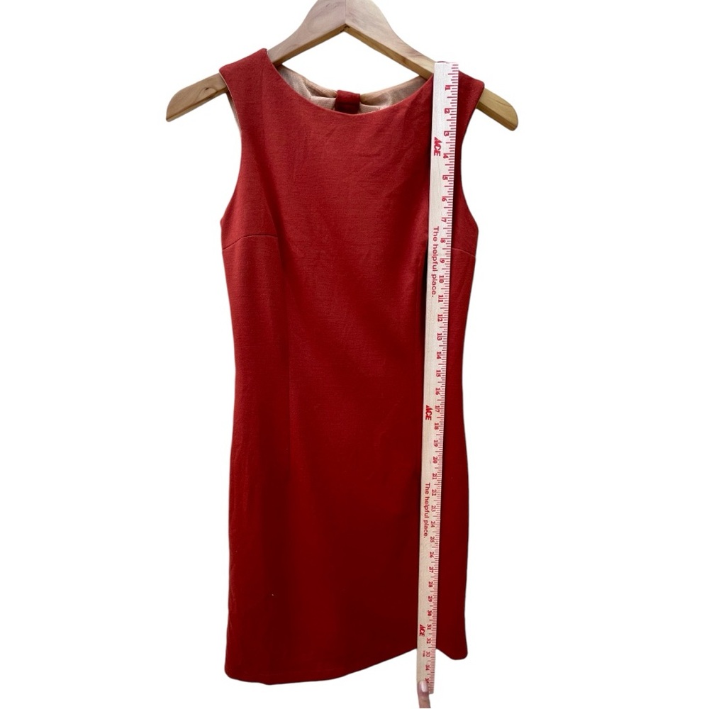 Rust A-Line Open Back Dress Size Small - Picture 5 of 7
